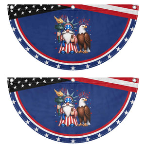 Funny Statue Of Liberty Gnome Patriotic Fan Flag 4th Of July Gift TS12 2pcs pack Classic Navy Print Your Wear
