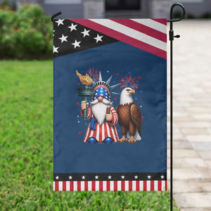 Funny Statue Of Liberty Gnome Patriotic Garden Flag 4th Of July Gift TS12 Classic Blue Black Print Your Wear