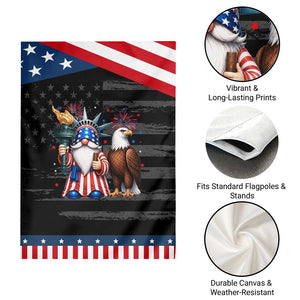Funny Statue Of Liberty Gnome Patriotic Garden Flag 4th Of July Gift TS12 Print Your Wear