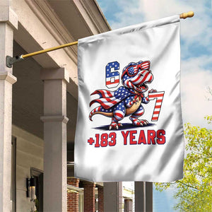 Funny 67 Meme Dinosaur American Pride Garden Flag USA 250th Anniversary TS12 Print Your Wear