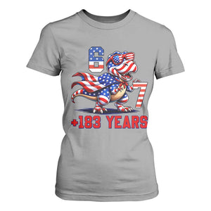 Funny 67 Meme Dinosaur American Pride T Shirt For Women USA 250th Anniversary