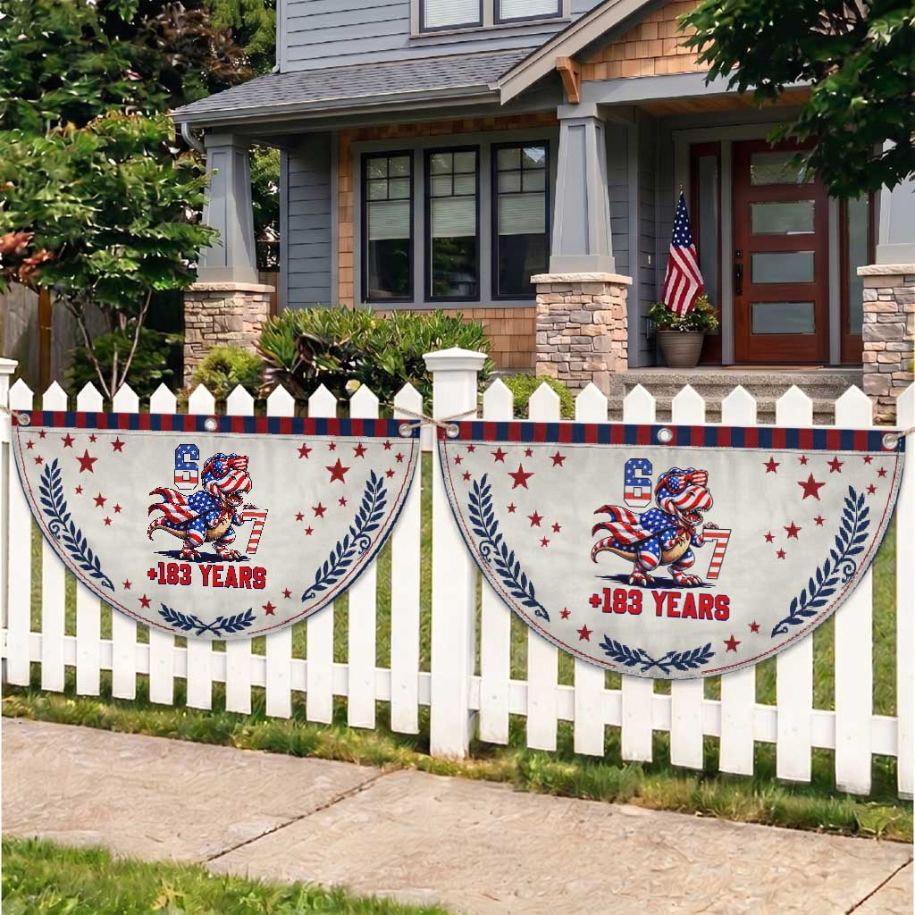 Funny 67 Meme Dinosaur American Pride Patriotic Fan Flag USA 250th Anniversary