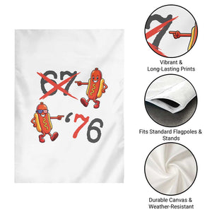Funny 67 Meme Hot Dog Lover Garden Flag USA 250 BBQ Celebration