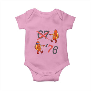 Funny 67 Meme Hot Dog Lover Baby Onesie USA 250 BBQ Celebration