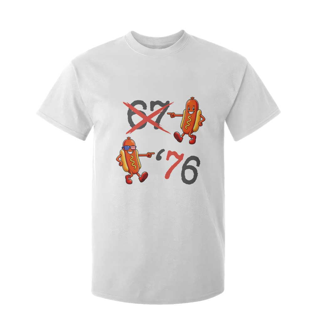 Funny 67 Meme Hot Dog Lover T Shirt For Kid USA 250 BBQ Celebration TS12 White Print Your Wear