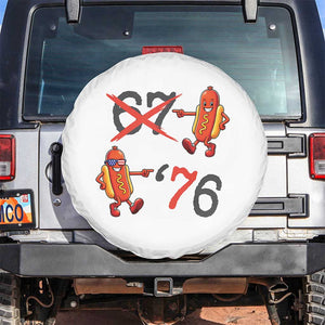 Funny 67 Meme Hot Dog Lover Spare Tire Cover USA 250 BBQ Celebration