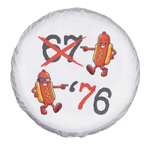 Funny 67 Meme Hot Dog Lover Spare Tire Cover USA 250 BBQ Celebration