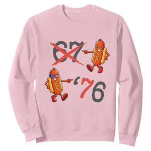 Funny 67 Meme Hot Dog Lover Sweatshirt USA 250 BBQ Celebration