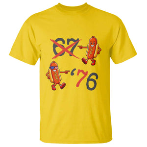 Funny 67 Meme Hot Dog Lover T Shirt USA 250 BBQ Celebration