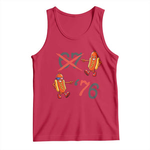 Funny 67 Meme Hot Dog Lover Tank Top USA 250 BBQ Celebration