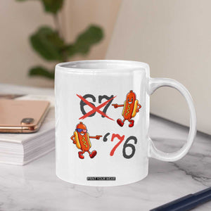 Funny 67 Meme Hot Dog Lover Coffee Mug USA 250 BBQ Celebration