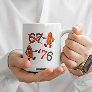 Funny 67 Meme Hot Dog Lover Coffee Mug USA 250 BBQ Celebration