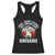 Funny Dino Lovers Racerback Tank Top Sorry I Was Not Listening I Was Thinking About Dinosaurs TS12 Black Print Your Wear