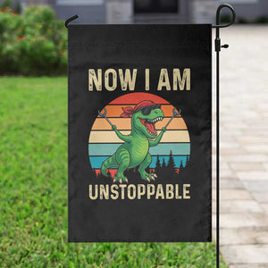 Now I Am Unstoppable Garden Flag Funny Mama Saurus Dinosaur TS12 Print Your Wear