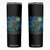 Bigfoot Dinosaur Skinny Tumbler Funny Prehistoric Starry Night Van Gogh TS12 Black Print Your Wear