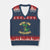 Now I Am Unstoppable V-Neck Knit Sweater Vest Funny Dinosaur Lovers TS12 Navy Red Print Your Wear