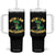 Now I Am Unstoppable Tumbler With Handle Funny Dinosaur Lovers TS12 One Size: 40 oz Black Print Your Wear