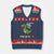 Funny Dino Lovers V-Neck Knit Sweater Vest If You Are Happy And You Know It Clap Your Oh TS12 Navy Red Print Your Wear