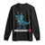 Patriotic Dinosaur Long Sleeve Shirt Funny Amerisaurus Rex Statue Of Liberty Dino TS12 Black Print Your Wear