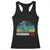 Funny Dinosaur Racerback Tank Top Fishsaurus Rex Fishing Lover TS12 Black Print Your Wear