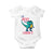 Funny Dinosaur Baby Onesie I Am Rexy And I Know It TS12 White Print Your Wear