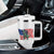 Funny Trump Riding Dinosaur Tumbler With Handle America Flag Patriotic TS12 Print Your Wear