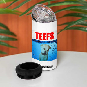 Chihuahua Dog Meme 4 in 1 Can Cooler Tumbler Funny Horror Movie Poster Dog Teefs TS12 Print Your Wear