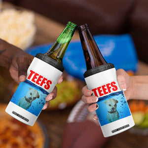 Chihuahua Dog Meme 4 in 1 Can Cooler Tumbler Funny Horror Movie Poster Dog Teefs TS12 Print Your Wear