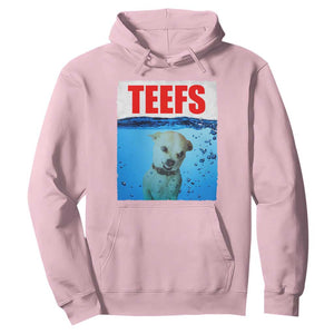 Chihuahua Dog Meme Hoodie Funny Horror Movie Poster Dog Teefs TS12 Light Pink Print Your Wear