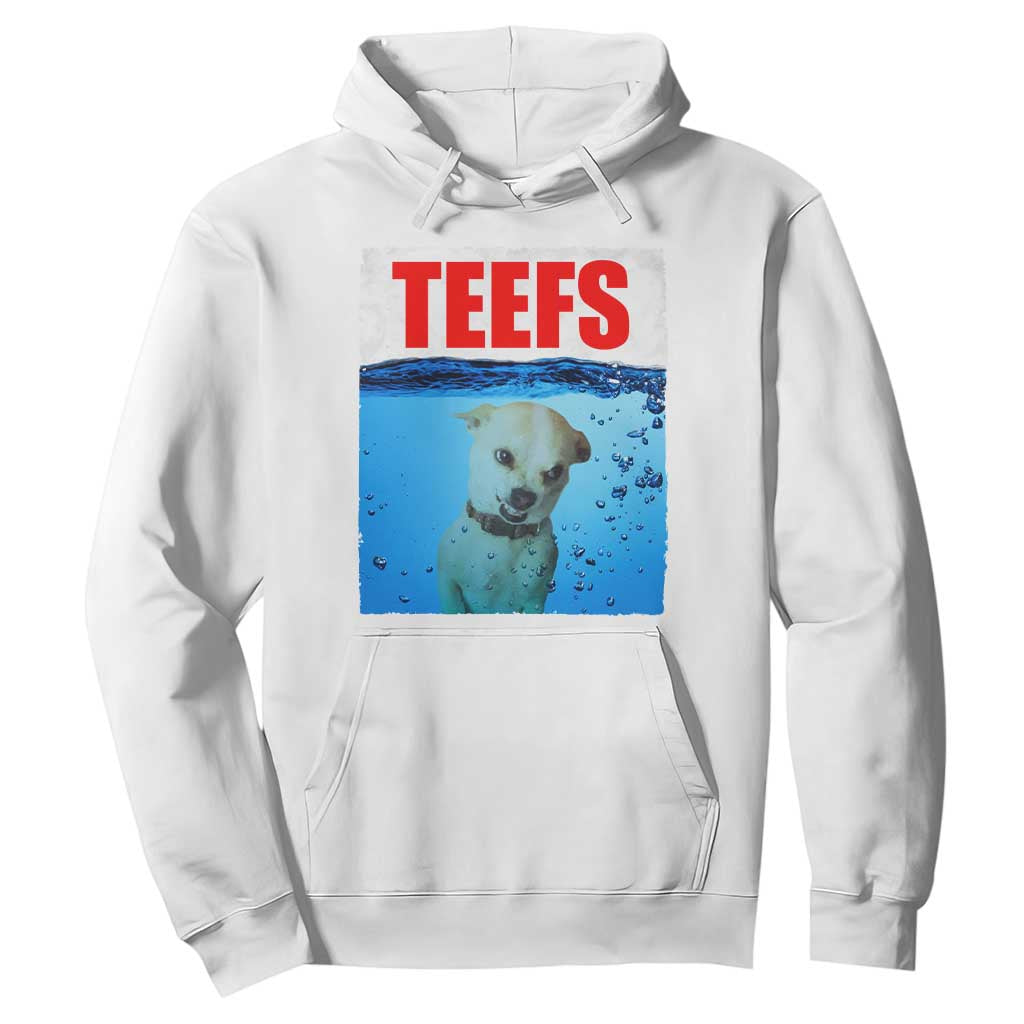 Chihuahua Dog Meme Hoodie Funny Horror Movie Poster Dog Teefs TS12 White Print Your Wear