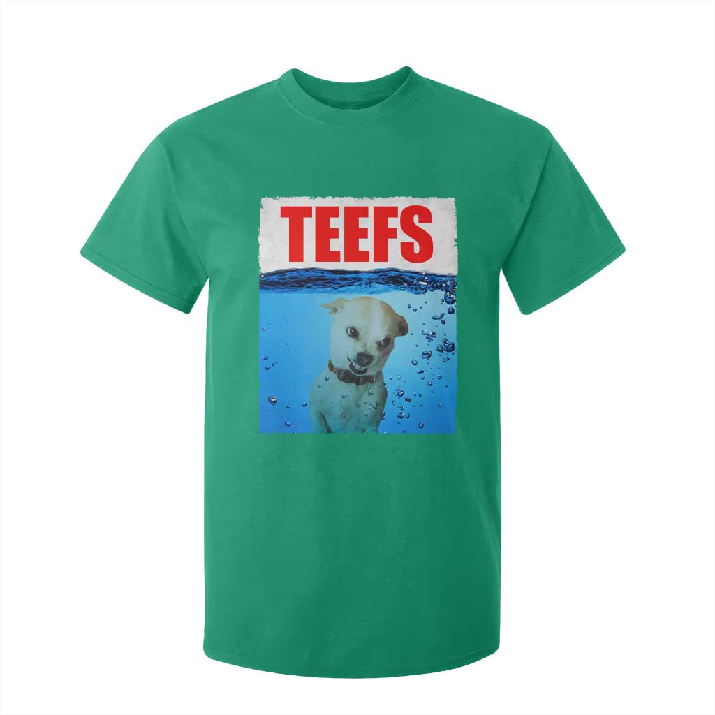 Chihuahua Dog Meme T Shirt For Kid Funny Horror Movie Poster Dog Teefs TS12 Irish Green Print Your Wear