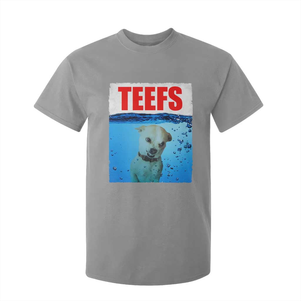 Chihuahua Dog Meme T Shirt For Kid Funny Horror Movie Poster Dog Teefs TS12 Sport Gray Print Your Wear