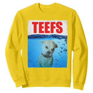 Chihuahua Dog Meme Sweatshirt Funny Horror Movie Poster Dog Teefs TS12 Daisy Print Your Wear