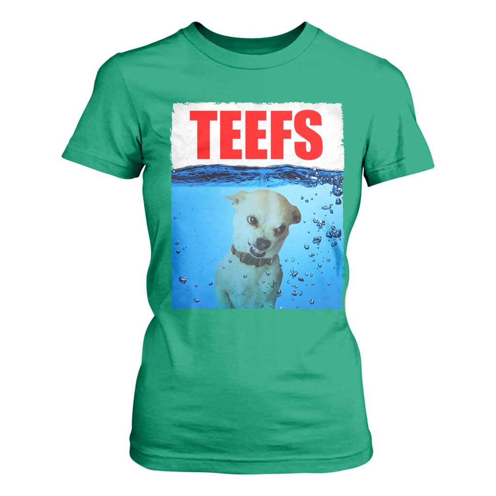 Chihuahua Dog Meme T Shirt For Women Funny Horror Movie Poster Dog Teefs TS12 Irish Green Print Your Wear