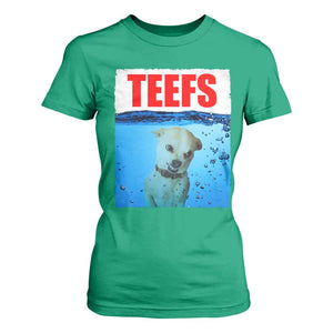 Chihuahua Dog Meme T Shirt For Women Funny Horror Movie Poster Dog Teefs TS12 Irish Green Print Your Wear