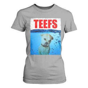 Chihuahua Dog Meme T Shirt For Women Funny Horror Movie Poster Dog Teefs TS12 Sport Gray Print Your Wear