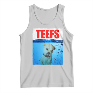 Chihuahua Dog Meme Tank Top Funny Horror Movie Poster Dog Teefs TS12 Ash Print Your Wear