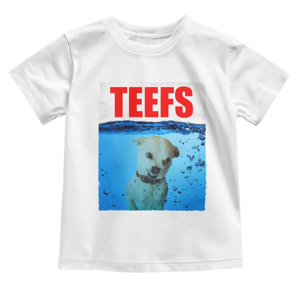 Chihuahua Dog Meme Toddler T Shirt Funny Horror Movie Poster Dog Teefs TS12 White Print Your Wear