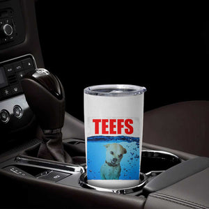 Chihuahua Dog Meme Tumbler Cup Funny Horror Movie Poster Dog Teefs TS12 Print Your Wear