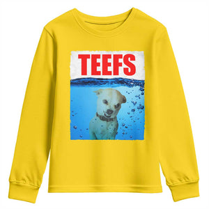 Chihuahua Dog Meme Youth Sweatshirt Funny Horror Movie Poster Dog Teefs TS12 Daisy Print Your Wear