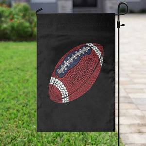 Patriotic Polka Dot Football Garden Flag Dot Day Gift