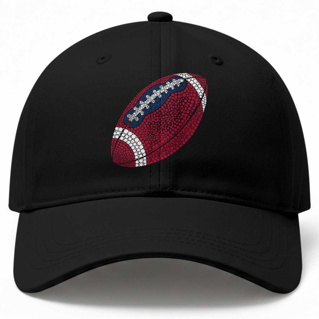 Patriotic Polka Dot Football Baseball Cap Dot Day Gift TS12 Print Your Wear