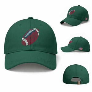 Patriotic Polka Dot Football Baseball Cap Dot Day Gift TS12 Baseball Cap Universal Fit Irish Green Print Your Wear