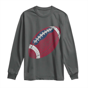 Patriotic Polka Dot Football Long Sleeve Shirt Dot Day Gift