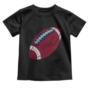 Patriotic Polka Dot Football Toddler T Shirt Dot Day Gift