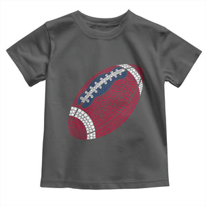 Patriotic Polka Dot Football Toddler T Shirt Dot Day Gift