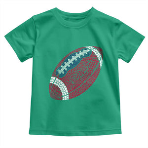 Patriotic Polka Dot Football Toddler T Shirt Dot Day Gift