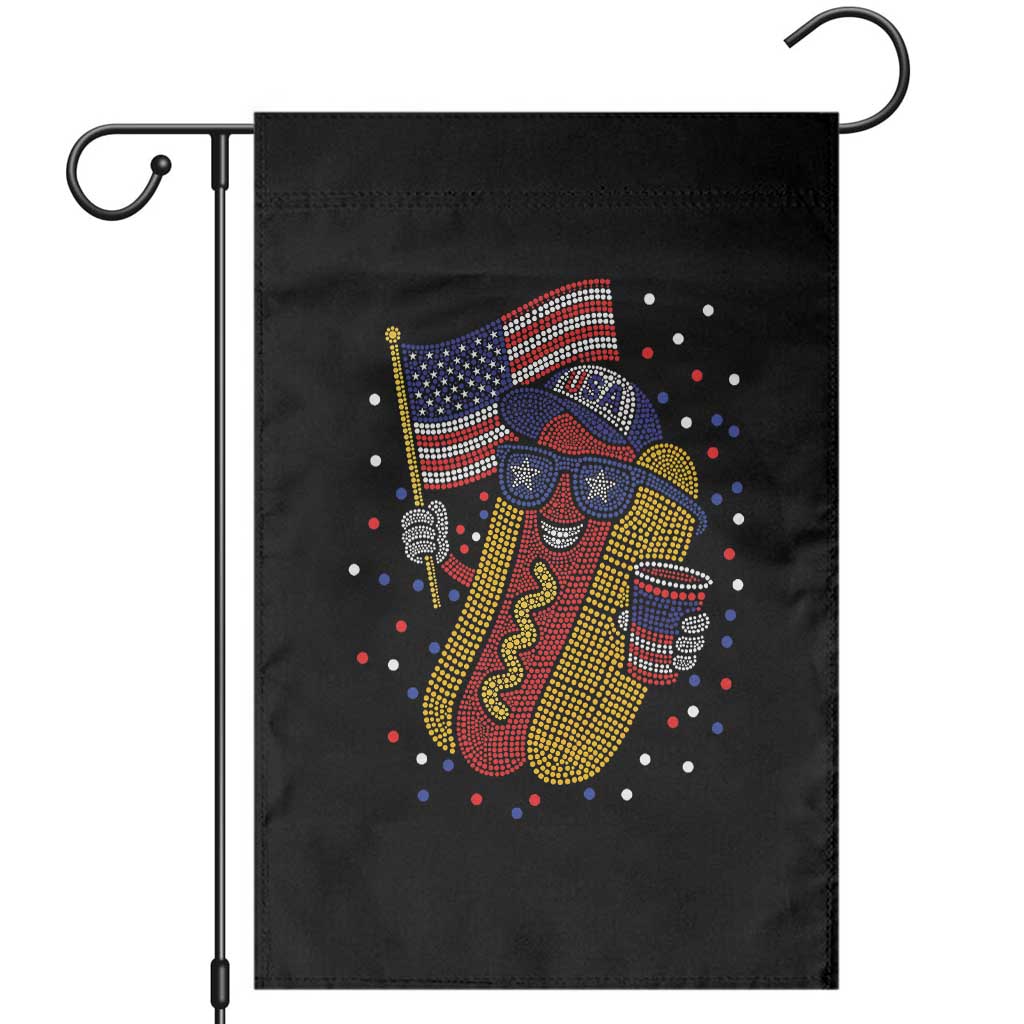 International Dot Day Hotdog Garden Flag Red White Blue Polka Dots TS12 Black Print Your Wear