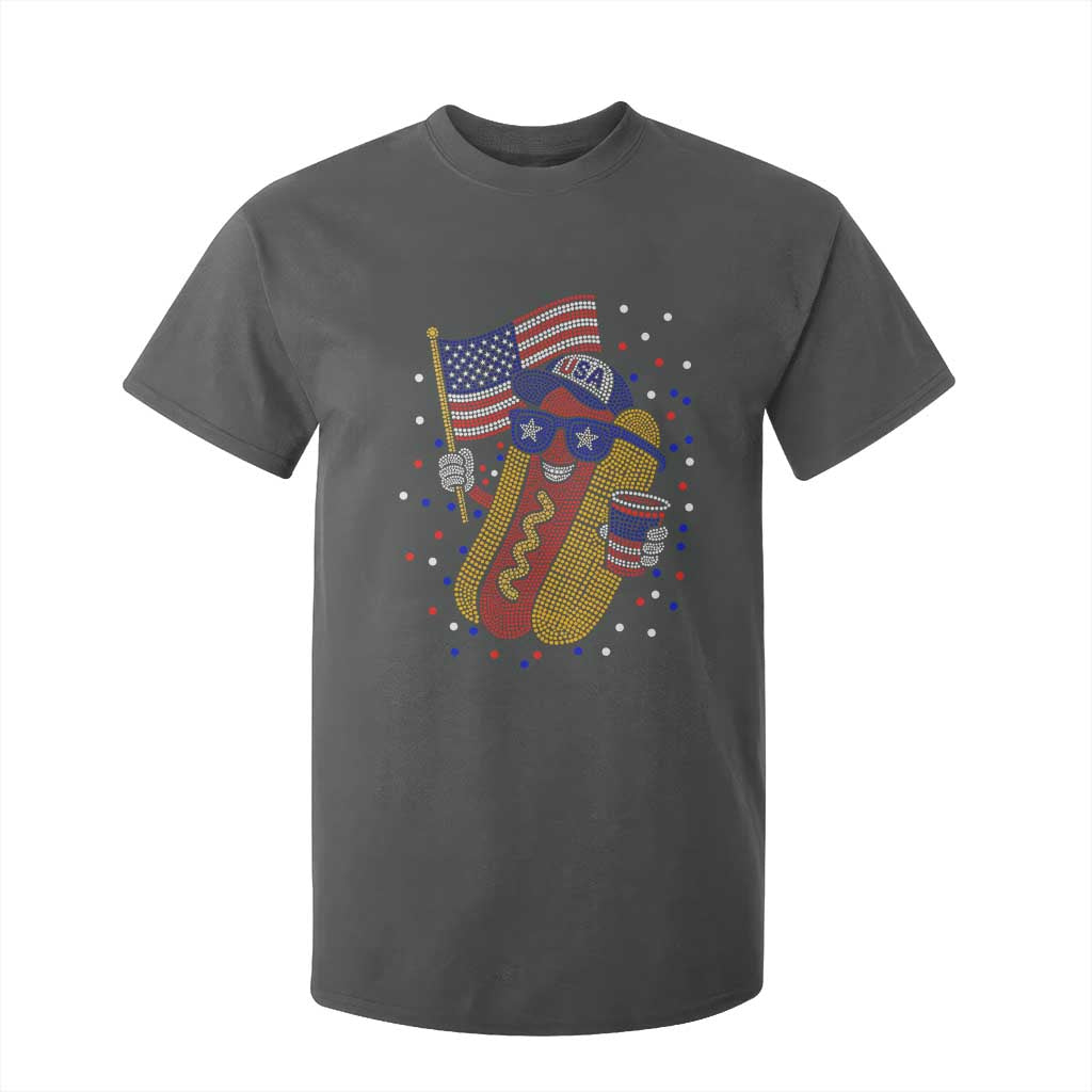 International Dot Day Hotdog T Shirt For Kid Red White Blue Polka Dots