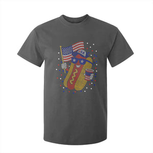 International Dot Day Hotdog T Shirt For Kid Red White Blue Polka Dots